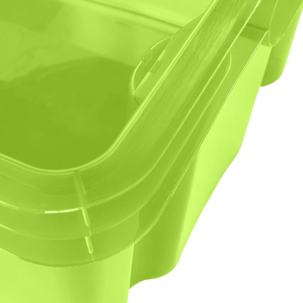 Ящик для зберігання Keeeper Franz 24 л прозорий Салатовий (Кее-0274.2) - фото 3