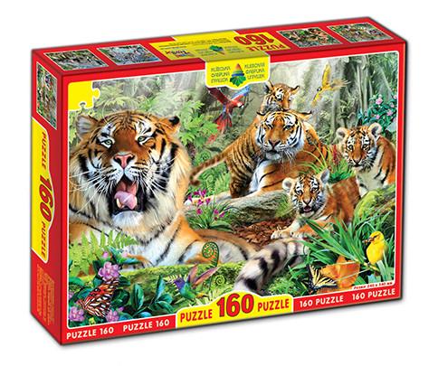 Пазлы Тигры 160 эл. (Ен.2937)