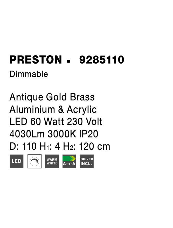 Светильник Nova Luce Preston (9285110) - фото 5