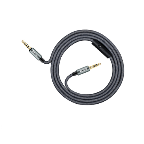 Кабель Hoco AUX Noble with mic UPA04 1 м Grey (544839) Кабель Hoco AUX Noble with mic UPA04 1 м Grey (544839)