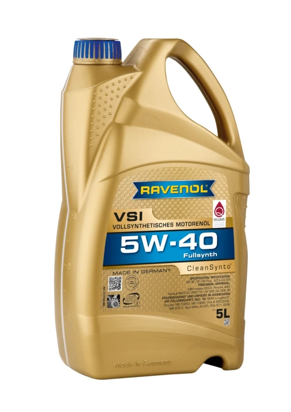 Моторное масло RAVENOL VSI 5W-40 синтетика 5 л (1111130-005)