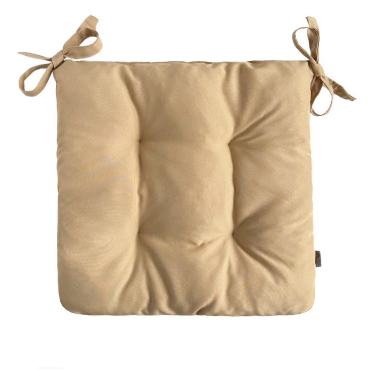 Подушка для стула/кресла/табурета 30х30х8 см Кремовый (1839820103) - фото 1 Подушка для стула/кресла/табурета 30х30х8 см Кремовый (1839820103) - фото 1