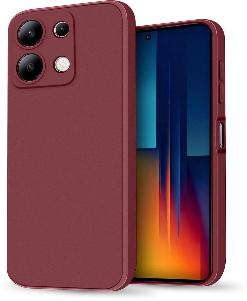 Силиконовый чехол HardCorner Xiaomi Redmi Note 13 5G (с микрофиброй) Wine (35427-42)