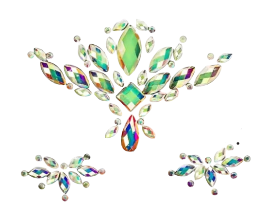 Камінці для обличчя неонові One size Різнокольоровий (8967/15) Камінці для обличчя неонові One size Різнокольоровий (8967/15)