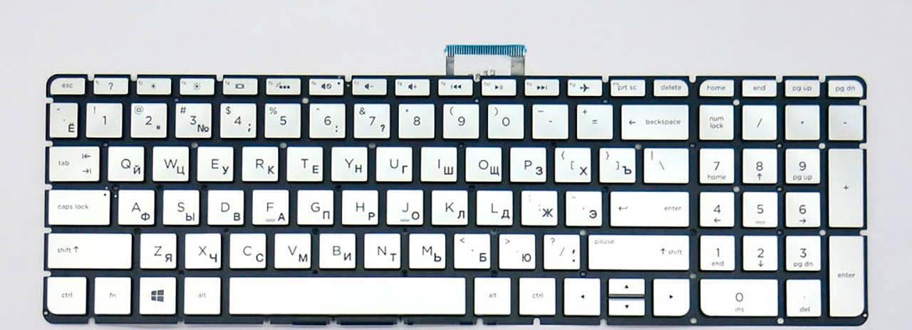 Клавиатура для ноутбука HP Pavilion 15-cd матовая (929906-251)