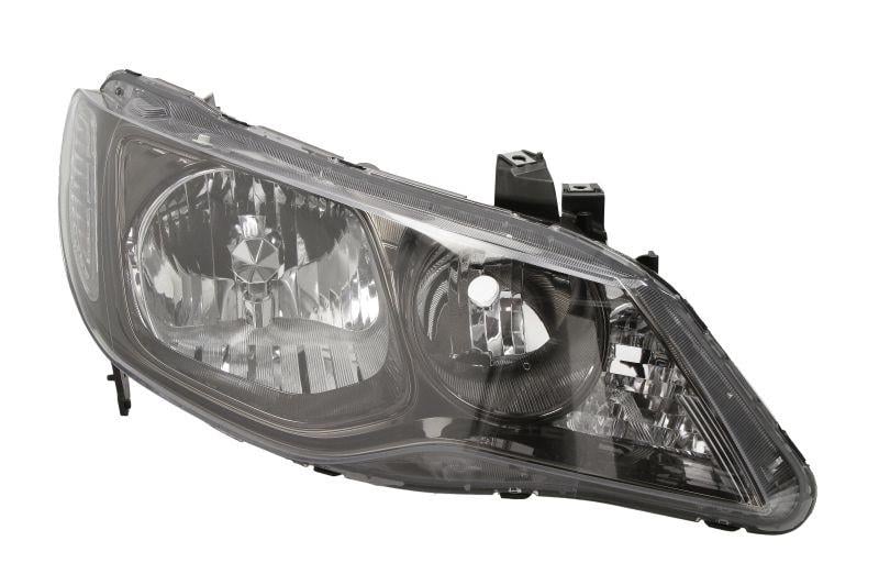 Фара передняя правая Honda Civic VIII Sd 2008-2010 HB3+HB4 черная рамка (217-1159R-LDEM7)