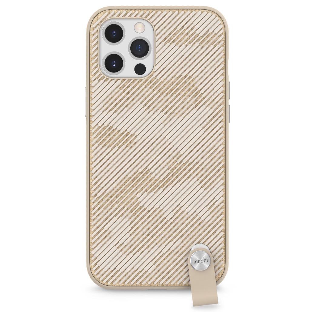 Чехол накладка Moshi Altra Slim Case with Wrist Strap for iPhone 12 Pro Max, Sahara Beige (99MO117308)