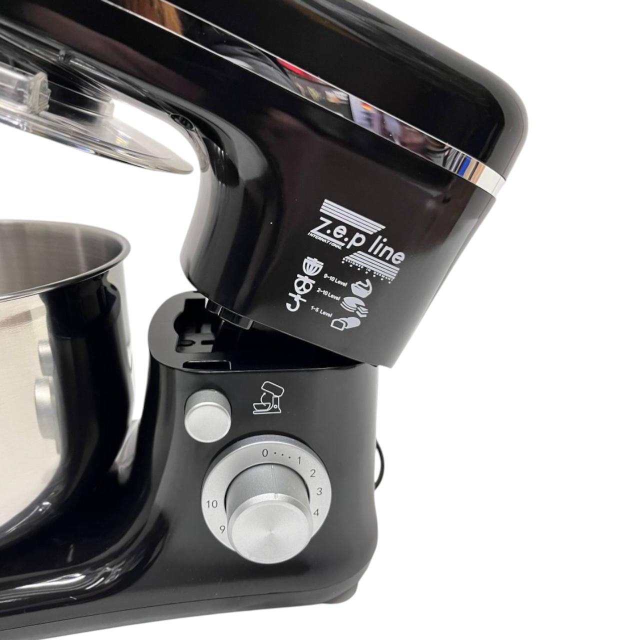 Тістоміс-міксер Zepline ZP-9832 з комплектом насадок та захисною кришкою 3500 Вт 5 л (є196) - фото 4