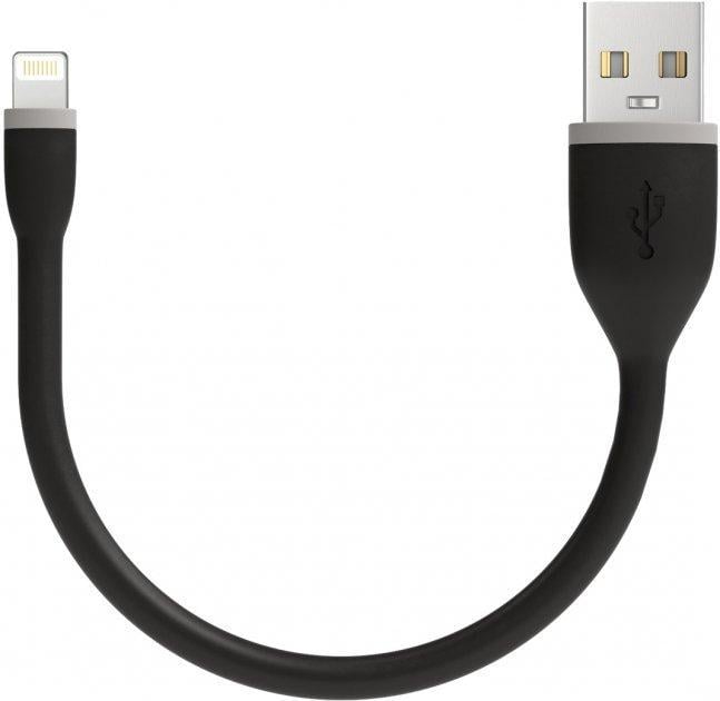 Кабель синхронизации Satechi Flexible Charging Lightning Cable Black 0,15 м (ST-FCL6B)