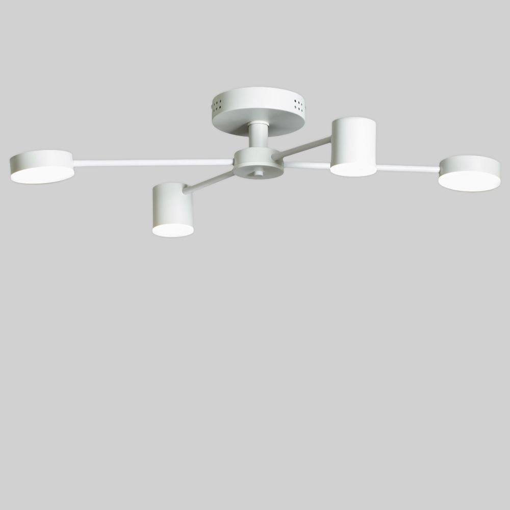 Люстра потолочная светодиодная Lighthouse SY-18898/4 WH 800х130 48W PULT DU Белый