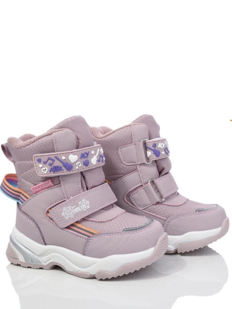 Сноубутсы на овчине TOM.M N10245H р. 25 Сиреневый