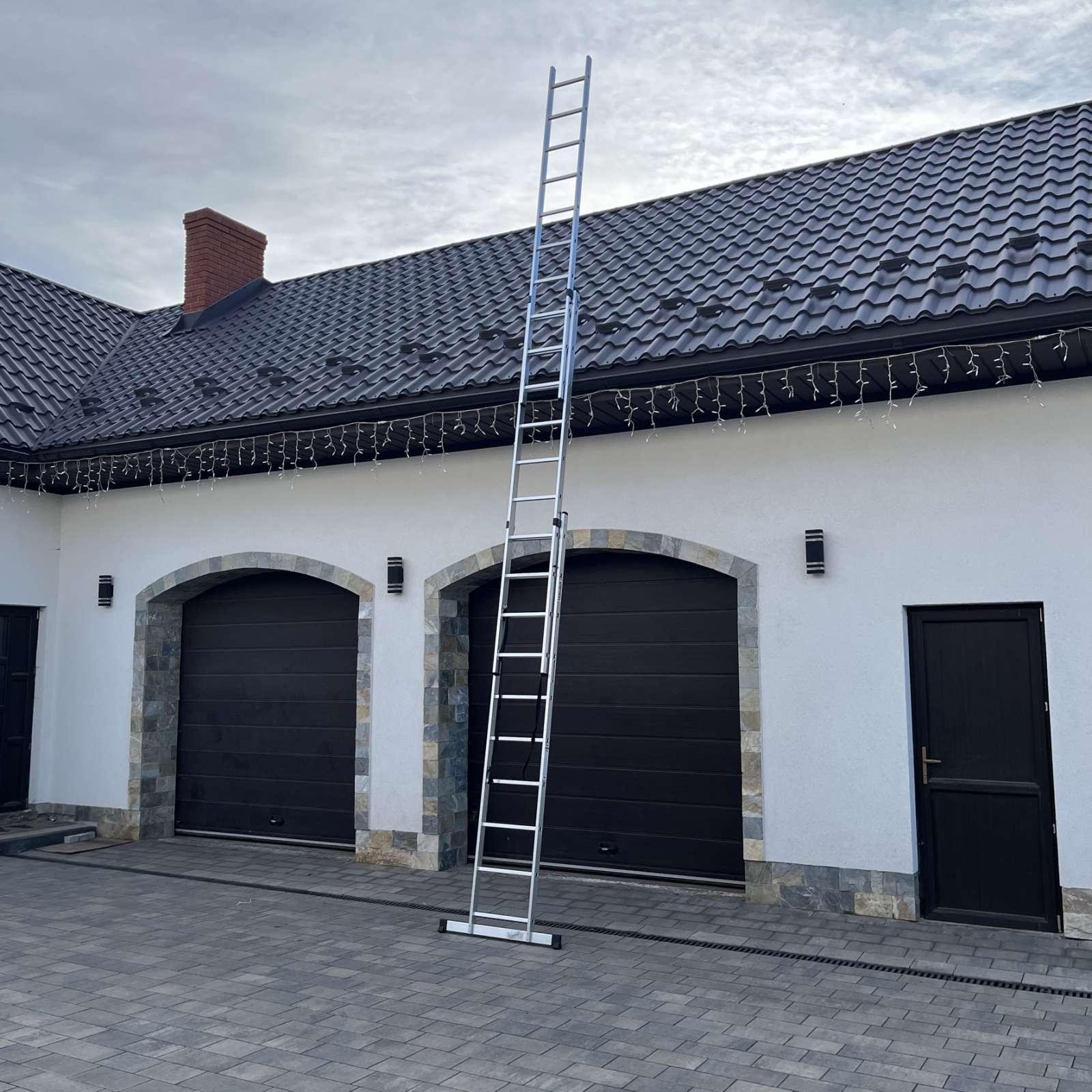 Драбина алюмінієва Higher універсальна розкладна 3х10 (10174481) - фото 5 Драбина алюмінієва Higher універсальна розкладна 3х10 (10174481) - фото 5