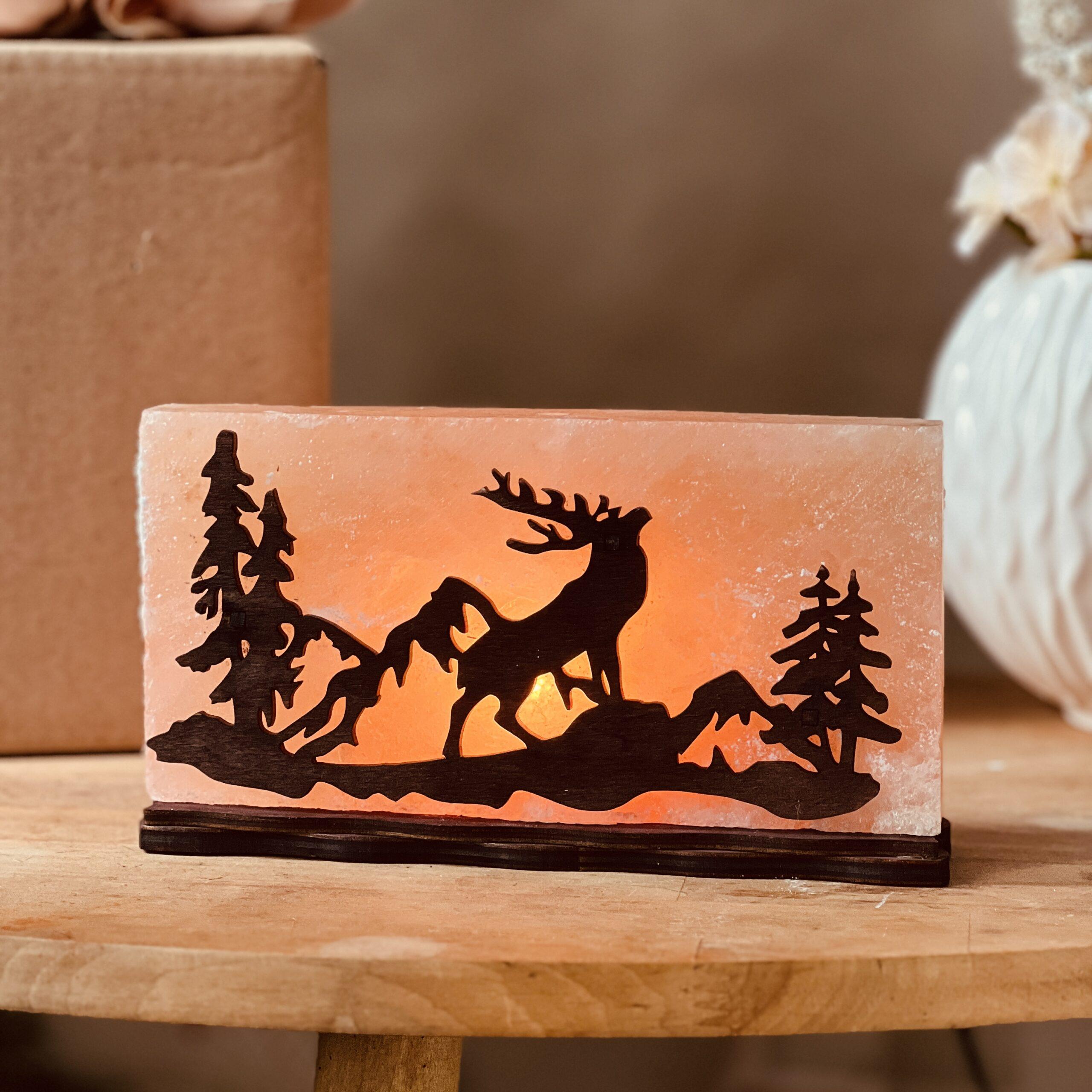 Соляна лампа декоративна Himalayan Лісовий олень 2 кг (29903043) - фото 4 Соляна лампа декоративна Himalayan Лісовий олень 2 кг (29903043) - фото 4