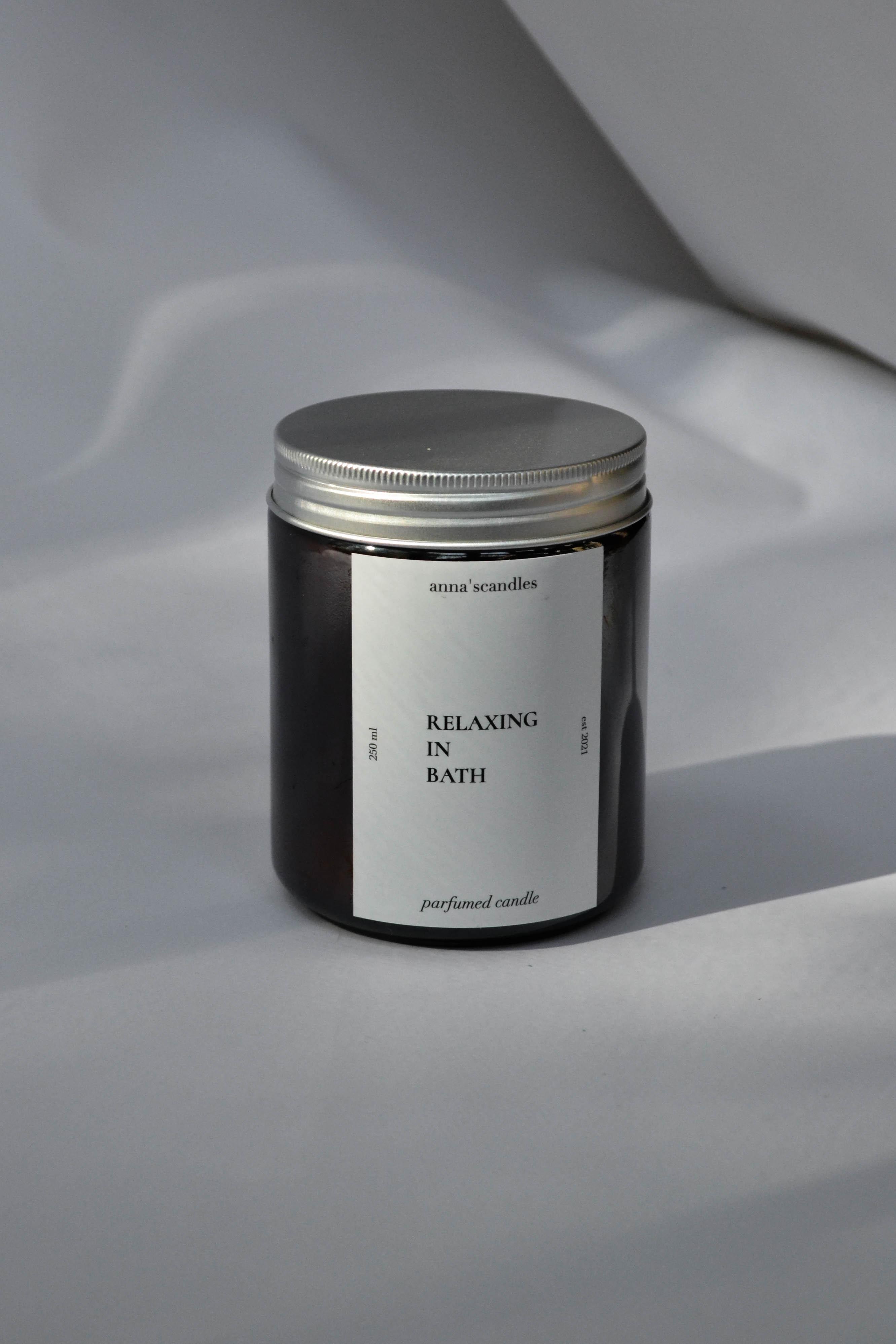 Аромасвічка anna'scandles RELAXING IN BATH у склі 250 мл (24238520)