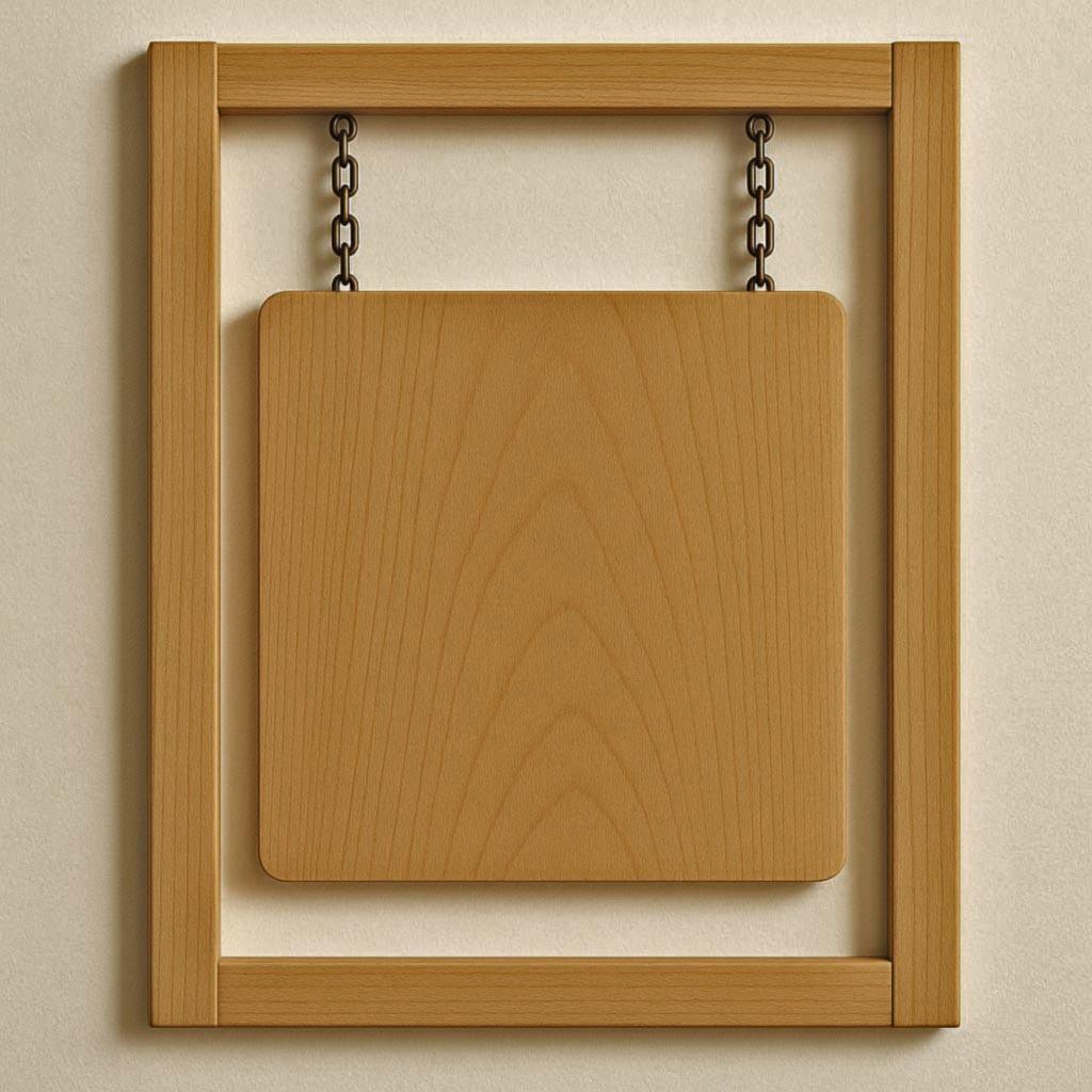 Информационная панель из дерева Раймонт Сиена (АББ-002405)