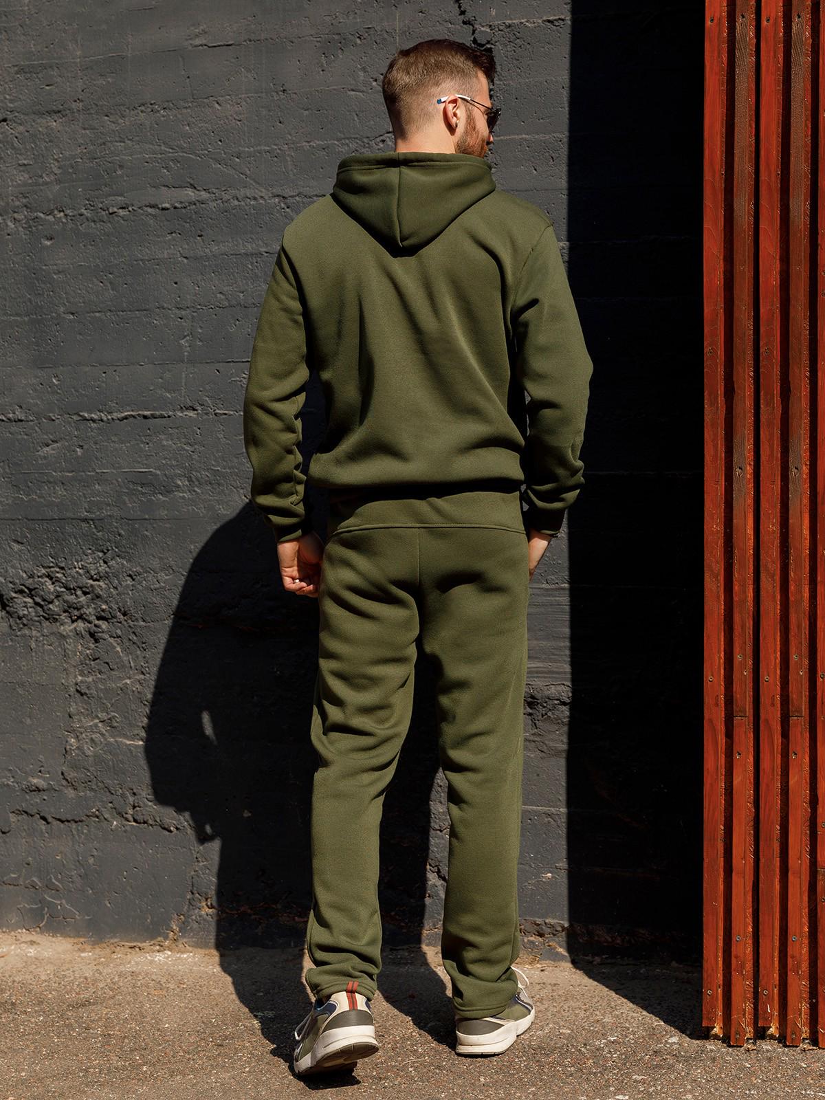 Мужская толстовка ISSA Plus L Хаки (GN-445) - фото 3 Мужская толстовка ISSA Plus L Хаки (GN-445) - фото 3