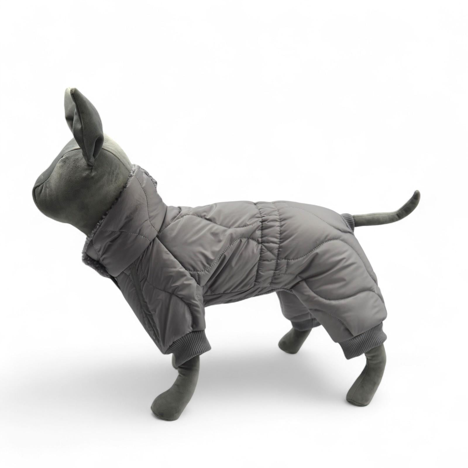 Комбинезон зимний Pet & Co для собак утепленный водонепроницаемый M Серый (9950)