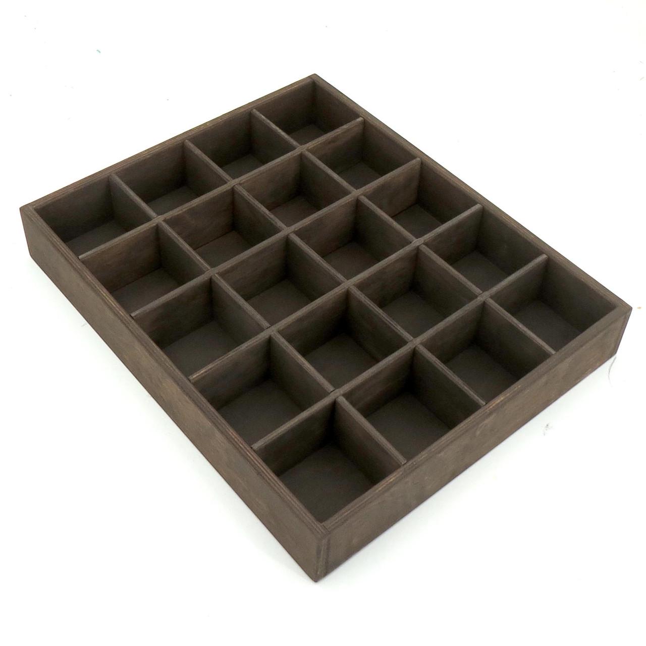 Органайзер для галстуков из дерева Катманду 20 Мокко (ОГА-200110)