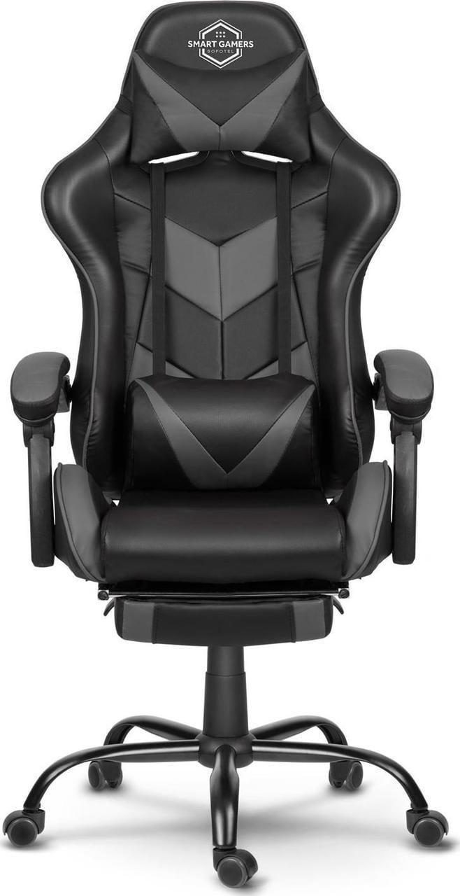 Крісло комп'ютерне для геймера Sofotel Cerber Black/Grey (346168) Крісло комп'ютерне для геймера Sofotel Cerber Black/Grey (346168)