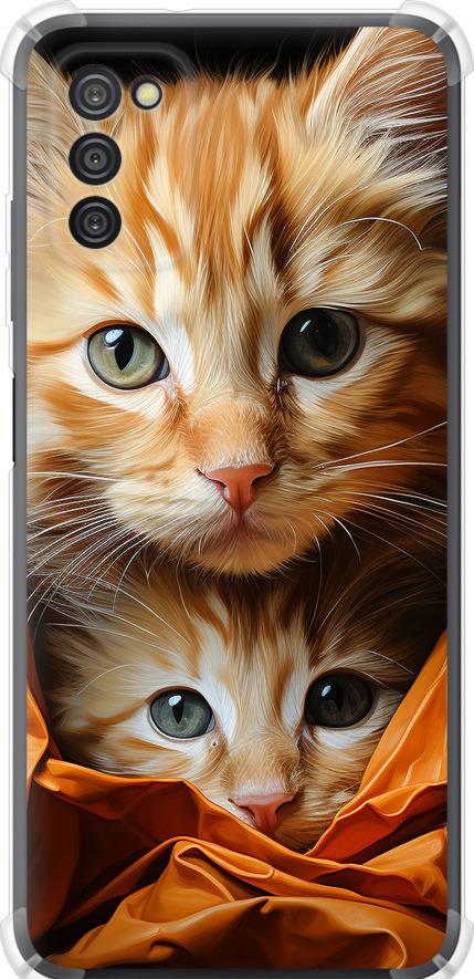 Чехол на Samsung Galaxy A03s A037F Котики 2 (5664sp-2381-42517)