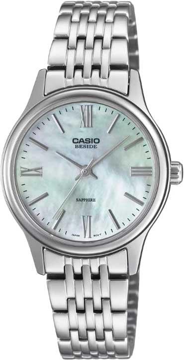 Годинник жіночий Casio BLS-100DS-2A сапфірове скло синій циферблат