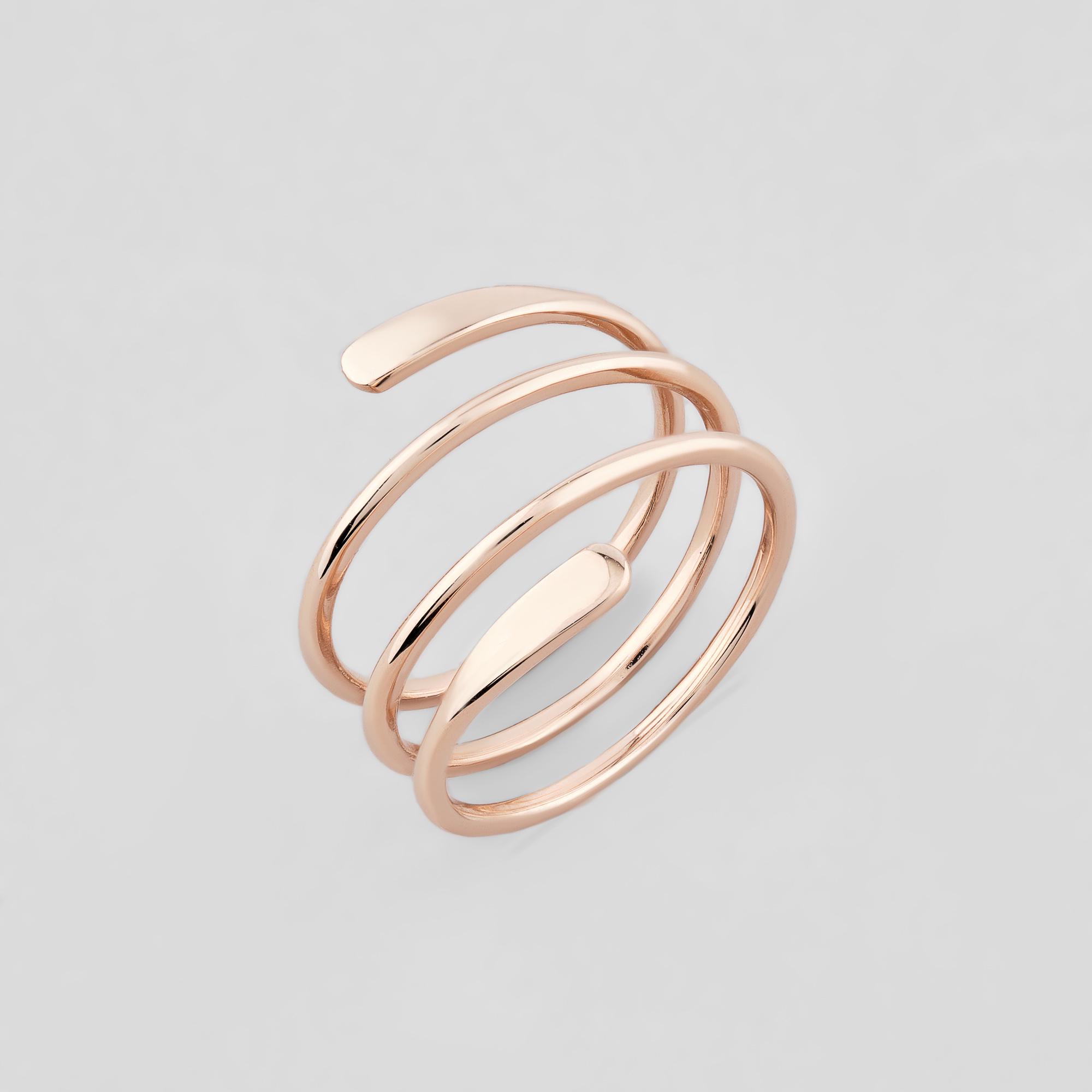 Кольцо золотое Концепция р. 16,5 (к574-ч-16.5)