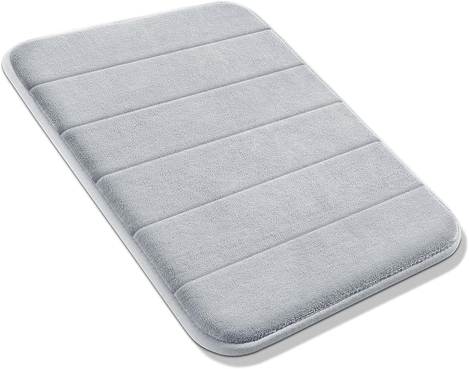 Коврик для ванной комнаты с эффектом памяти 40х60 см Серый (140219) - фото 1