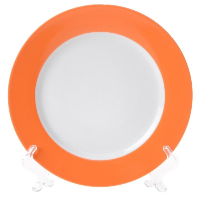Тарілка кругла Lora NP111 кераміка Помаранчевий (73-096) - фото 2 Тарілка кругла Lora NP111 кераміка Помаранчевий (73-096) - фото 2