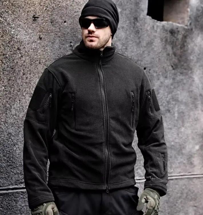 Куртка флісова Solve для активного відпочинку 2XL Чорний (KT6000432) - фото 1 Куртка флісова Solve для активного відпочинку 2XL Чорний (KT6000432) - фото 1