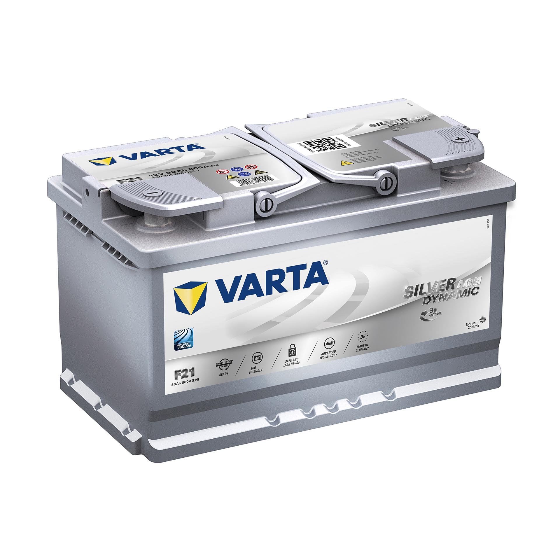 Аккумулятор Varta Start Stop plus AGM F21 A6 0 80 Ач