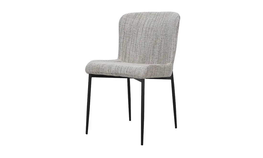 Стілець Чейз метал сидіння тканина рогожка 590x485x820 мм Бежевий