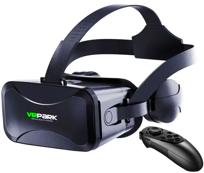 Очки виртуальной реальности VR BOX PARK J20 с наушниками и пультом (25252488) - фото 1 Очки виртуальной реальности VR BOX PARK J20 с наушниками и пультом (25252488) - фото 1