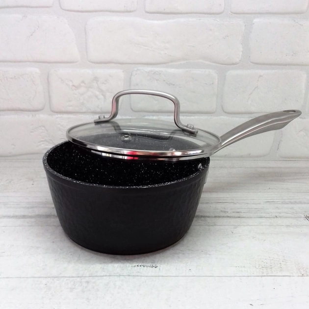 Ківш Edenberg EB-3673 алюмінієвий з кришкою і ручкою 1,5 л (57-46-EB-3673) - фото 2 Ківш Edenberg EB-3673 алюмінієвий з кришкою і ручкою 1,5 л (57-46-EB-3673) - фото 2