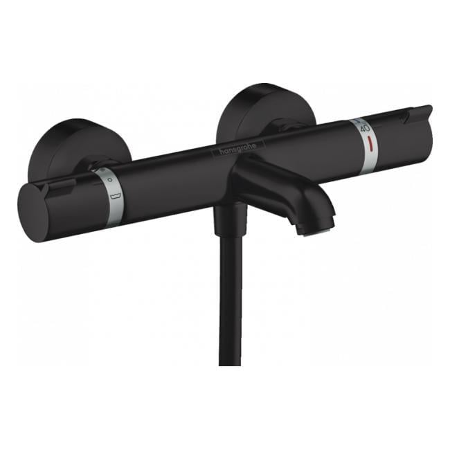 Змішувач для ванни Hansgrohe Ecostat з термостатом Чорний матовий (13114670)