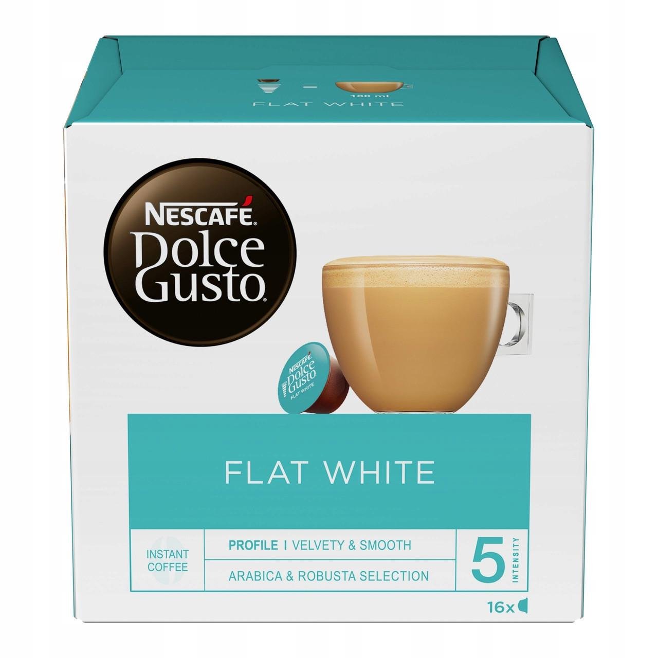 Капсули для кавоварки Nescafe Dolce Gusto Flat White 16 шт.