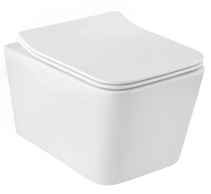 Унітаз підвісний безобідковий Kroner Eifel WHI523629 RIMLESS з сидінням (KE523629WHIR) Унітаз підвісний безобідковий Kroner Eifel WHI523629 RIMLESS з сидінням (KE523629WHIR)