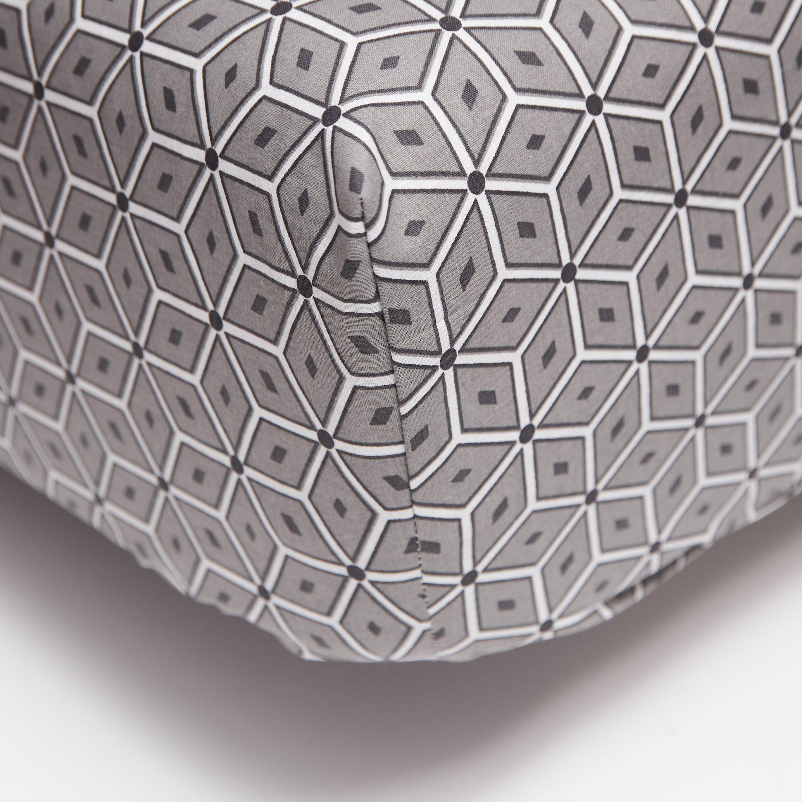 Простынь на резинке Moon&Star Grey Labyrinth бязь Gold Lux 200х220х20 см (MS-850001219)