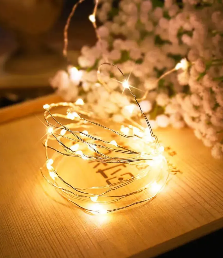 Гирлянда роса на батарейках 3хАА/USB LED 10 м 100 Теплый (29016086) Гирлянда роса на батарейках 3хАА/USB LED 10 м 100 Теплый (29016086)