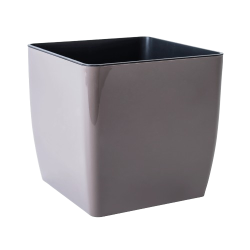 Вазон Алеана Квадро низкий 27х27х26 см Капучино (УТ000097767)