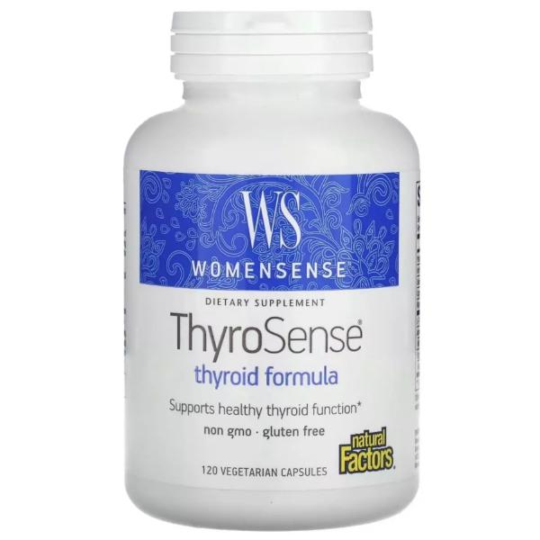 Натуральная добавка Natural Factors WomenSense ThyroSense Thyroid Formula 120 veg. сaps. (000022120) Натуральная добавка Natural Factors WomenSense ThyroSense Thyroid Formula 120 veg. сaps. (000022120)