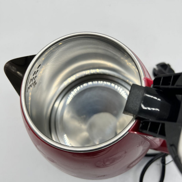 Чайник электрический Rainberg RB-901 из нержавеющей стали 2 л Красный (GR-05158) - фото 6