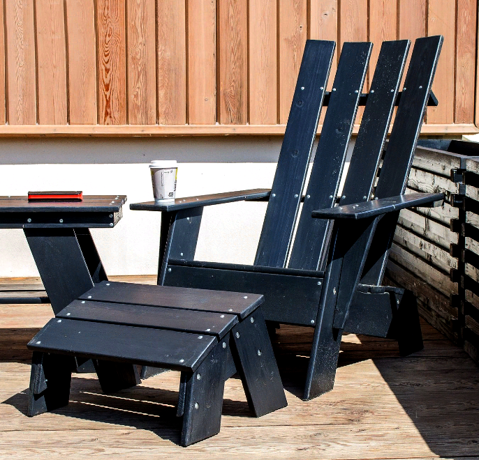 Кресло садовое из дерева Чолпон Венге (КЕА-001512)