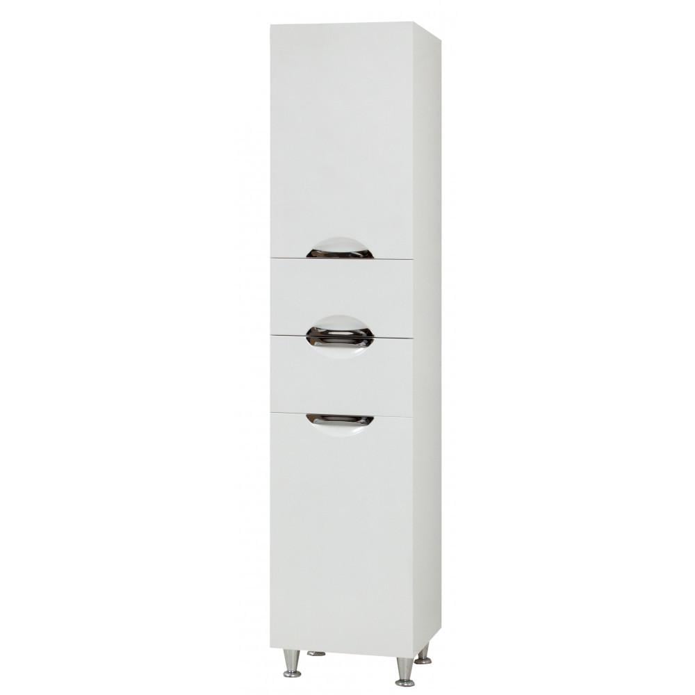 Пенал Лаура 35 для ванной комнаты Белый (1842969870)