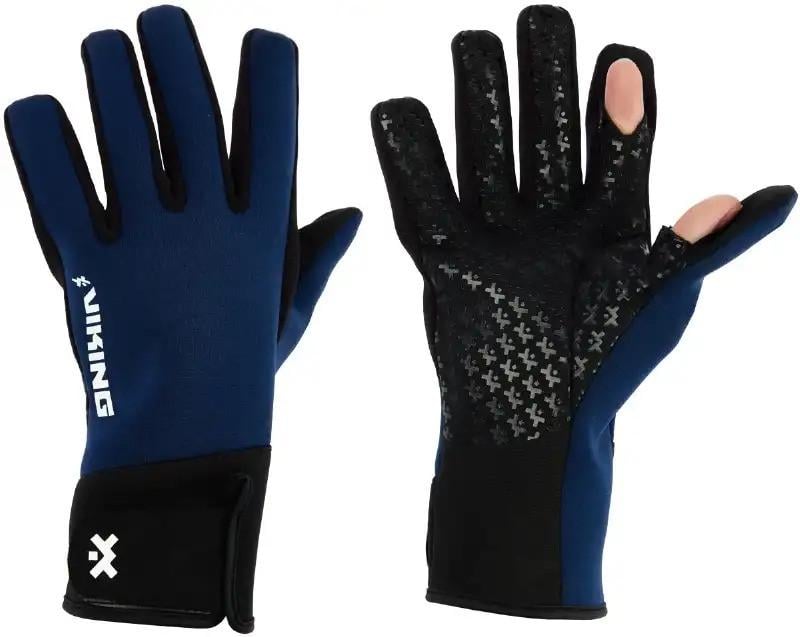 Рукавички для зимової риболовлі Viking Fishing Yeti Winter Gloves XL Navy (2091783466)