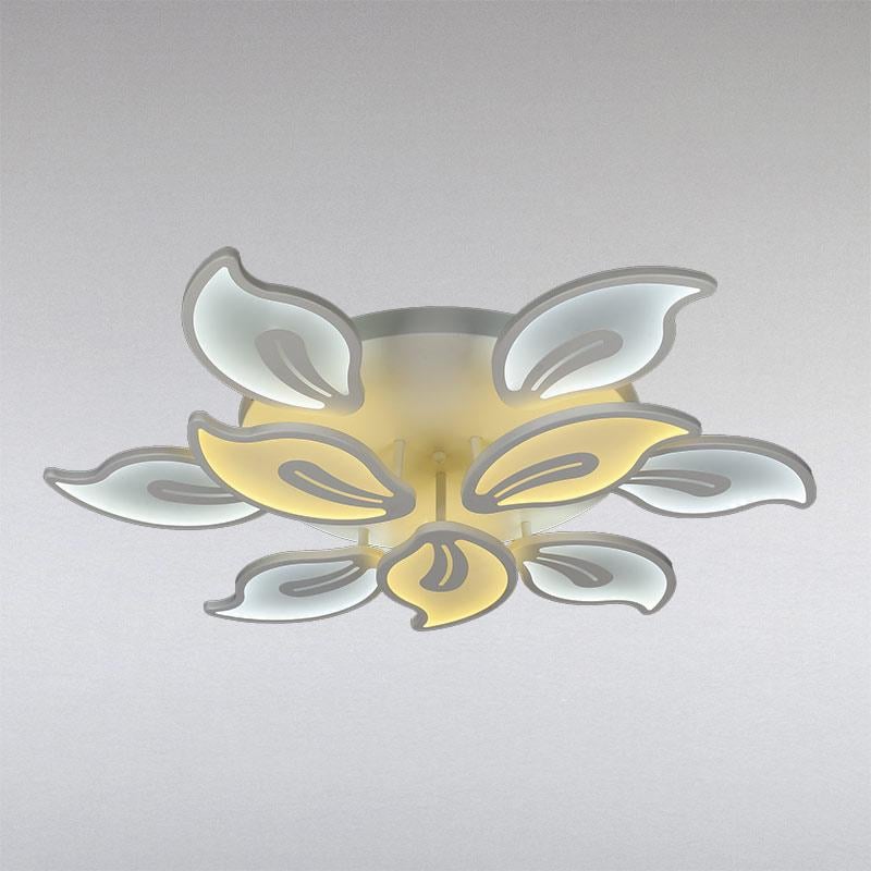 Люстра потолочная LED Light House LS-13146-6+3 WH светодиодная с пультом Белый