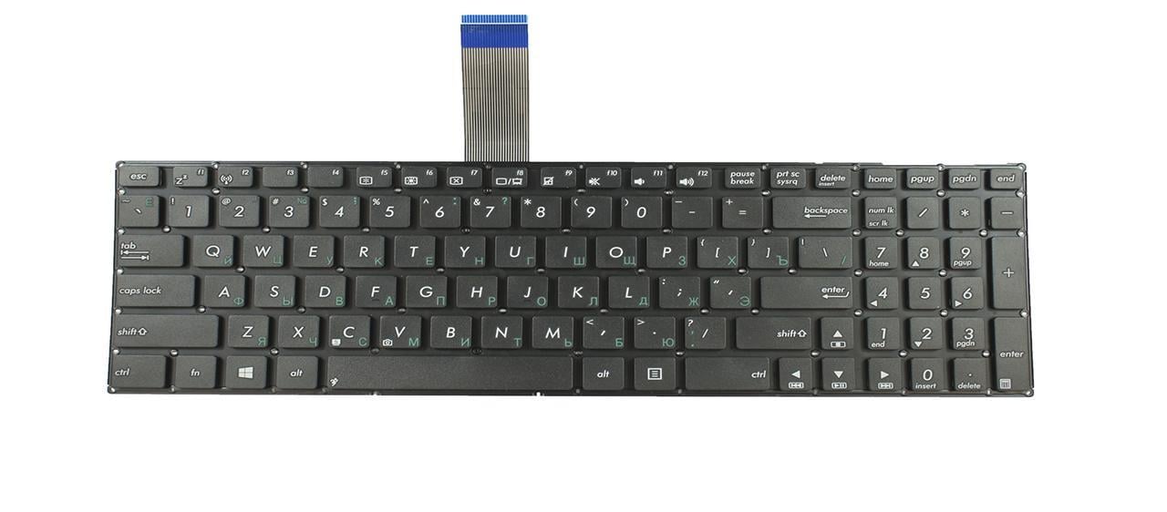 Клавиатура для ноутбука Asus F552 F552LD матовая (0KNB0-610ARU00)
