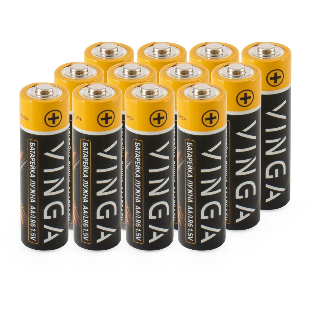 Комплект батарейок Vinga AA LR6 Alkaline 12 шт. (VJABAA12)