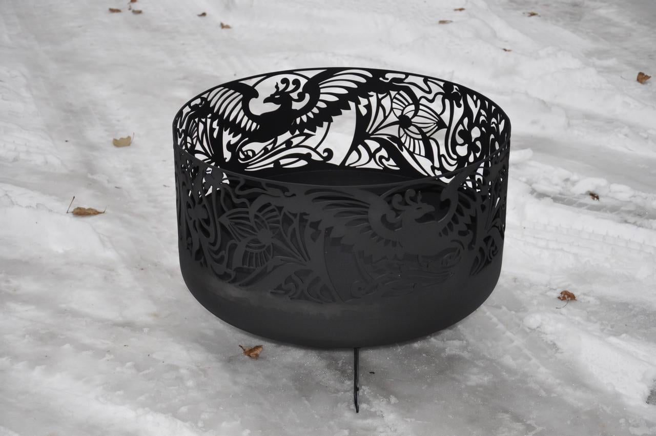 Чаша для вогню Жар-птиця різьблена d 60 см (32692401)
