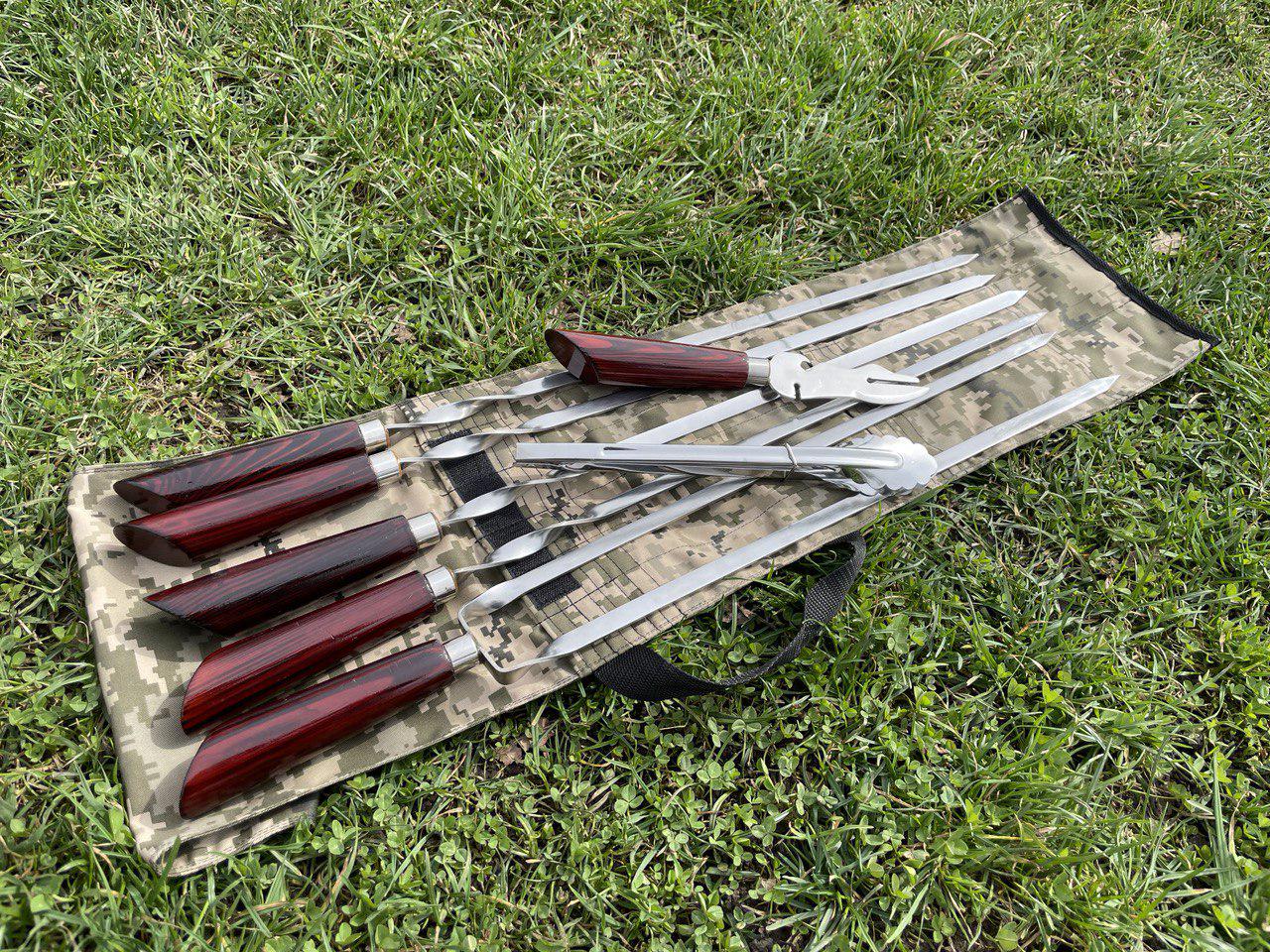 Набор шампуров RED Mix 12 в чехле