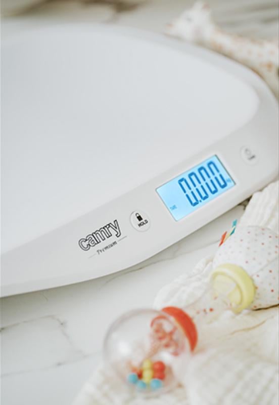 Весы детские электронные Camry CR 8185 настольные 20 кг с дисплеем тарированием и автоотключением Белый - фото 9 Весы детские электронные Camry CR 8185 настольные 20 кг с дисплеем тарированием и автоотключением Белый - фото 9